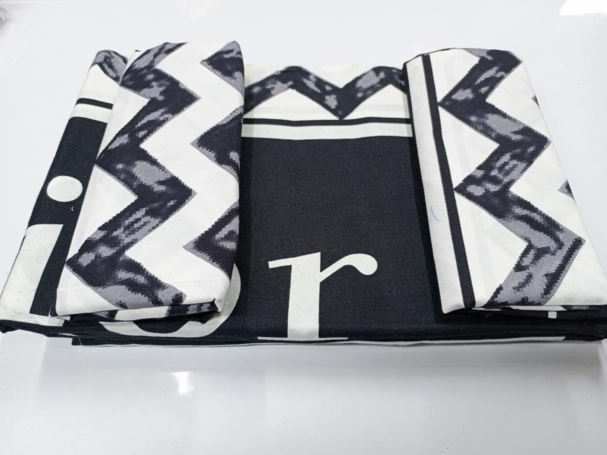 Black Christian Dior Bedsheet Set